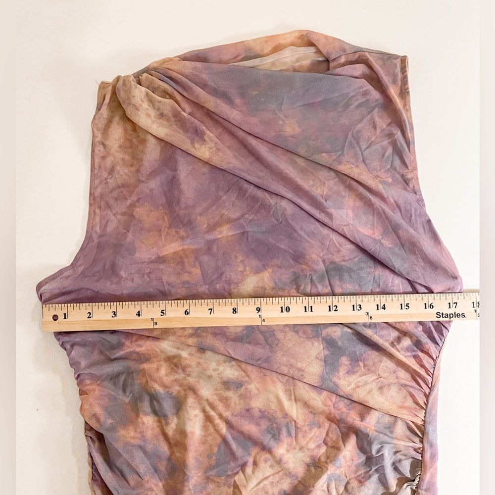 ZARA WOMAN NWT SHORT PRINTED TULLE DRESS 3056/338/054/015 - Picture 10 of 11